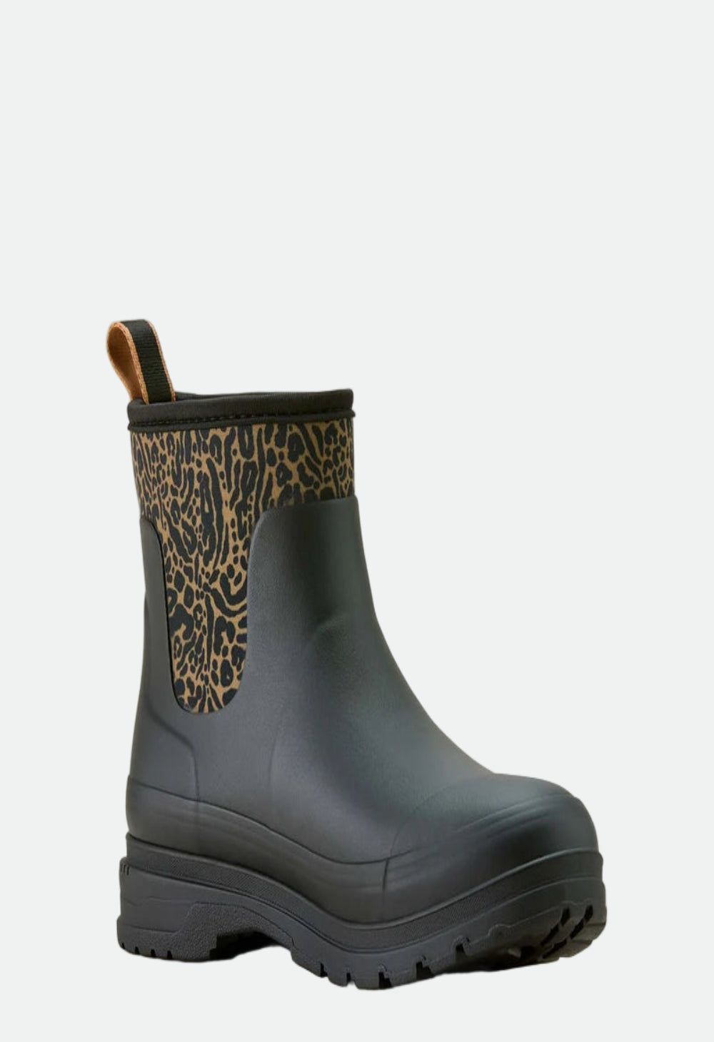 Ariat Women's Kelmarsh Shortie in Black/Ocelot Print