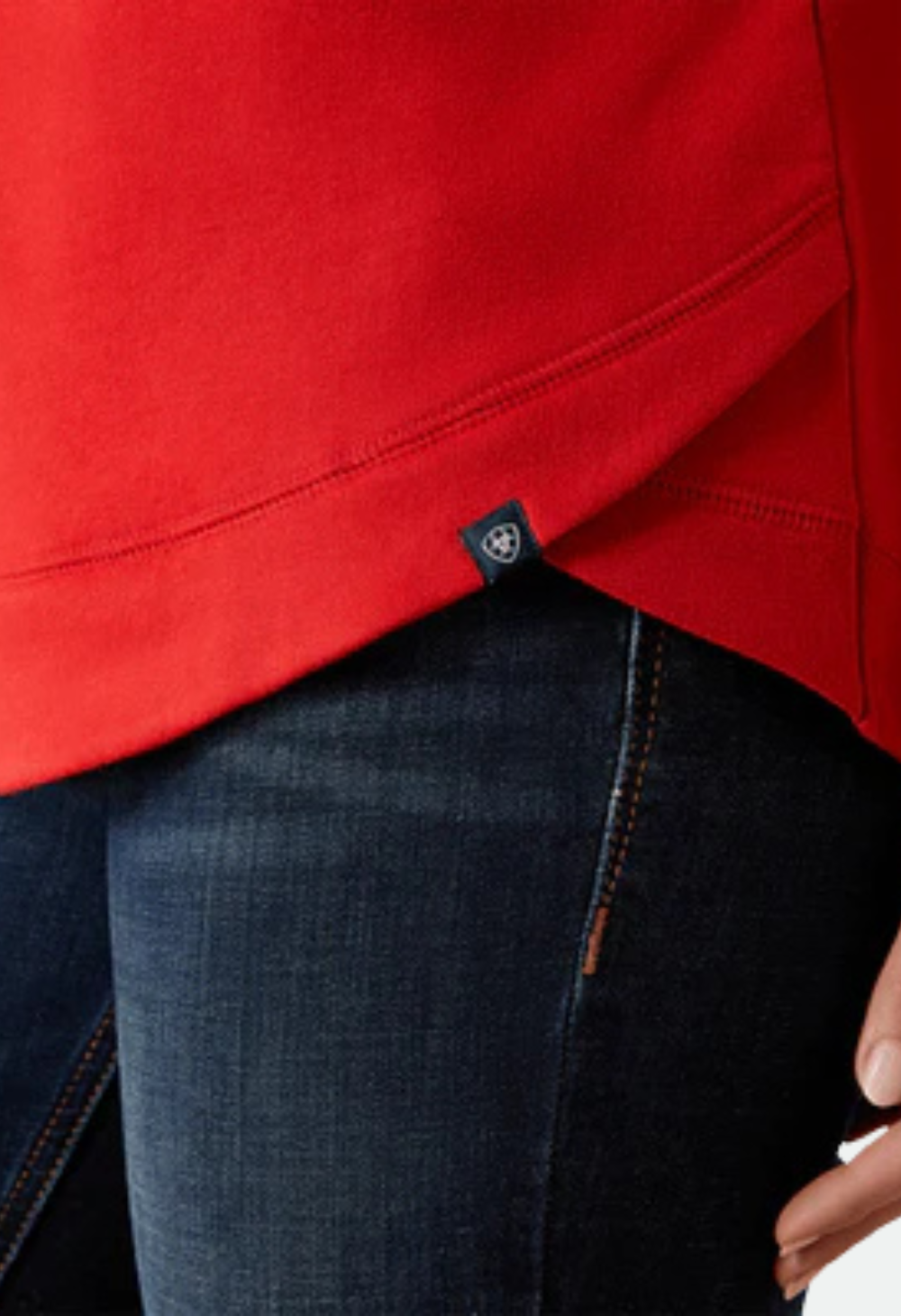 Ariat Women's Weg Red Benicia Team Sweatshirt