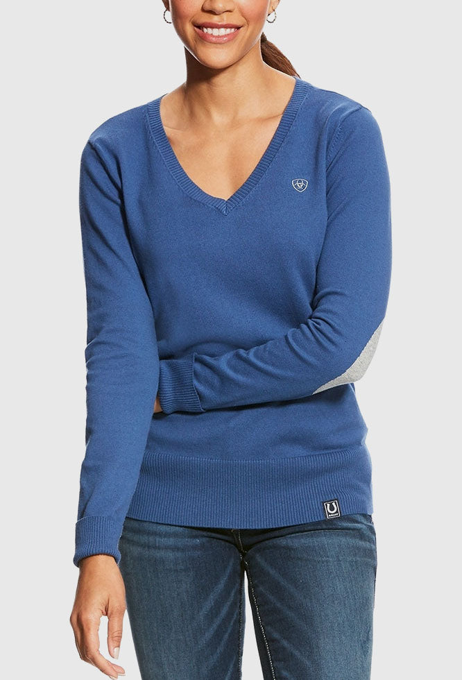 Ariat Women's Cotton Ramiro Sweater - Indigo Fade