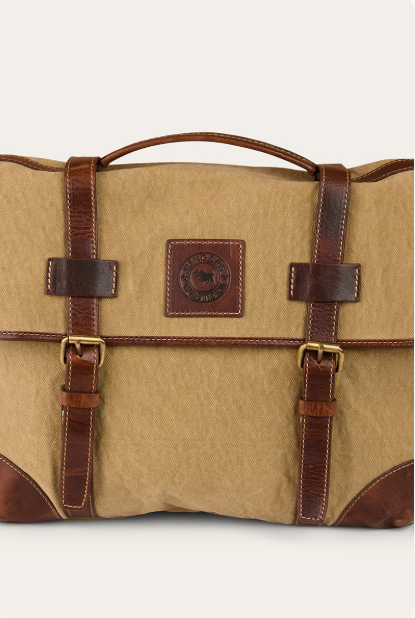 Ringers Western Waxicanvas Messenger - Sand