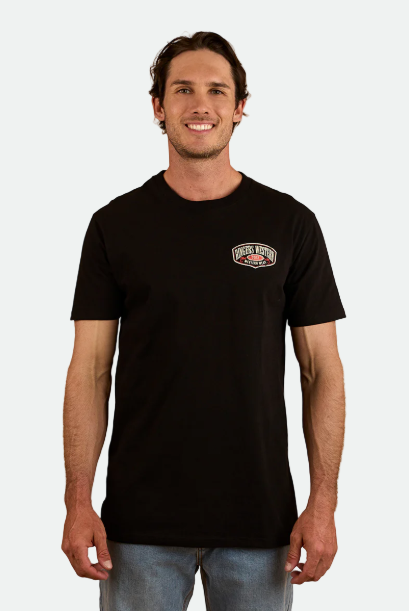 Ringers Western Mens Bars Best Stock Fit T-Shirt - Black
