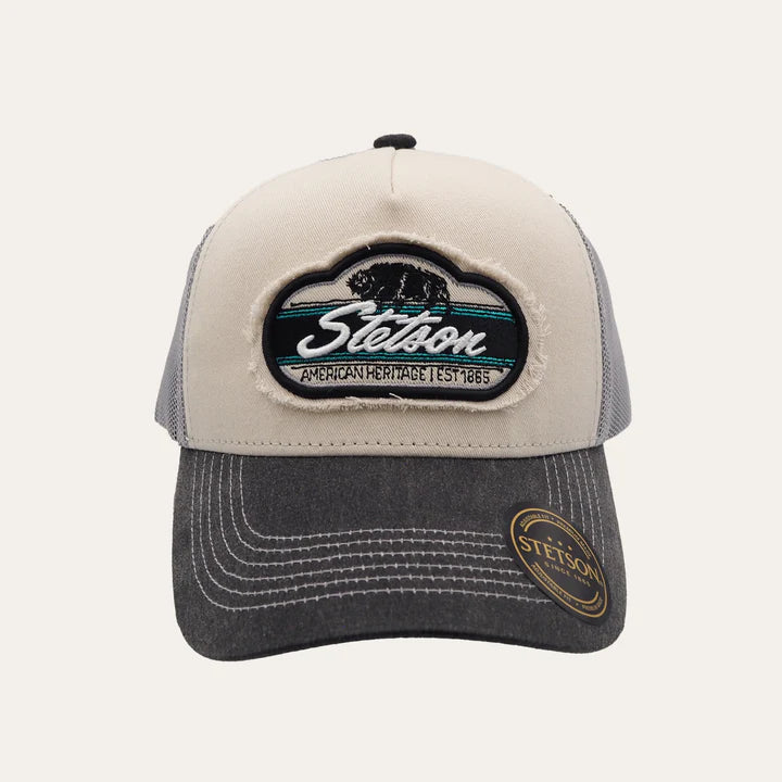Stetson BISON TRUCKER STEEL - GREY