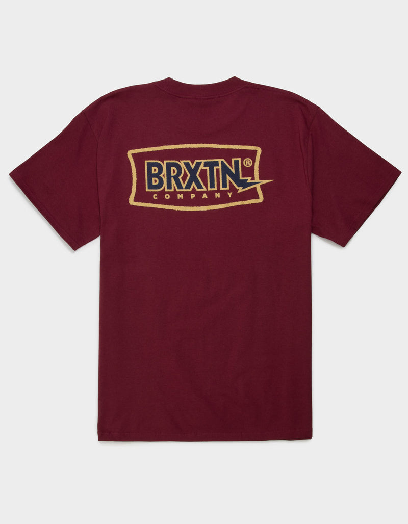 Brixton Lightening S/s Std - Burgundy