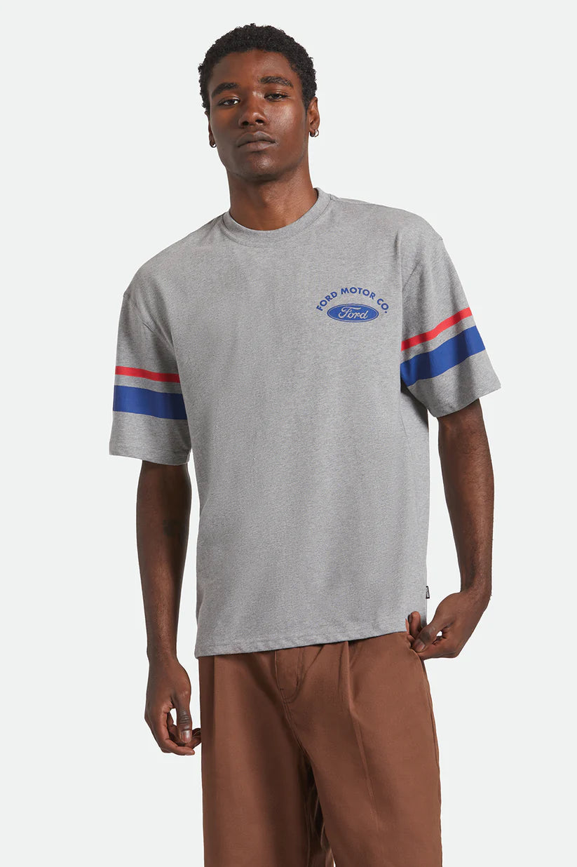 Brixton Ford Truck Country Jersey - Heather Grey