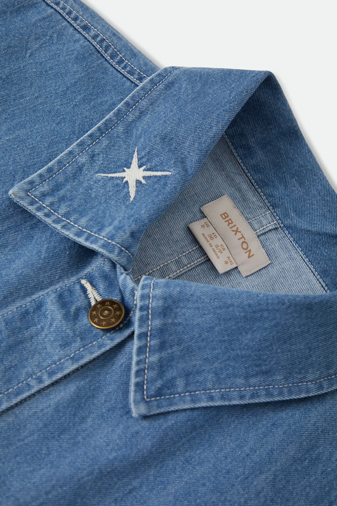 Brixton Women's Barn Jacket - Light Stone Wash