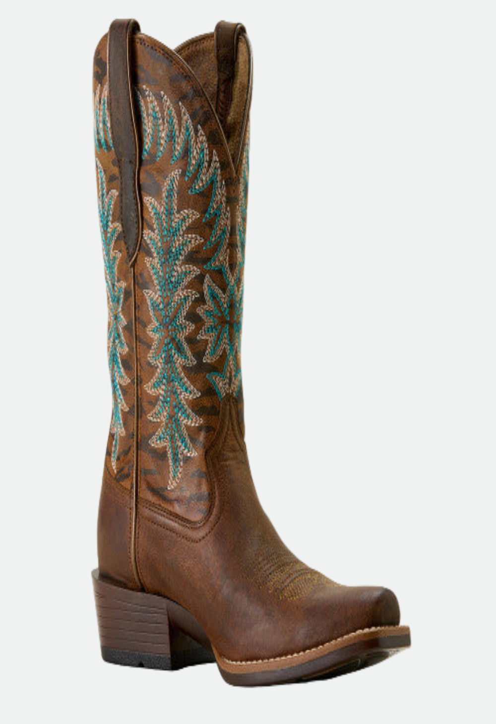 Ariat Women's Boots - Beaumont - Sassy Brown / Gilded Tiger Print
