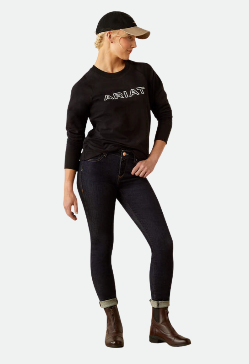 Ariat Women's Benicia Team Sweatshirt - Black