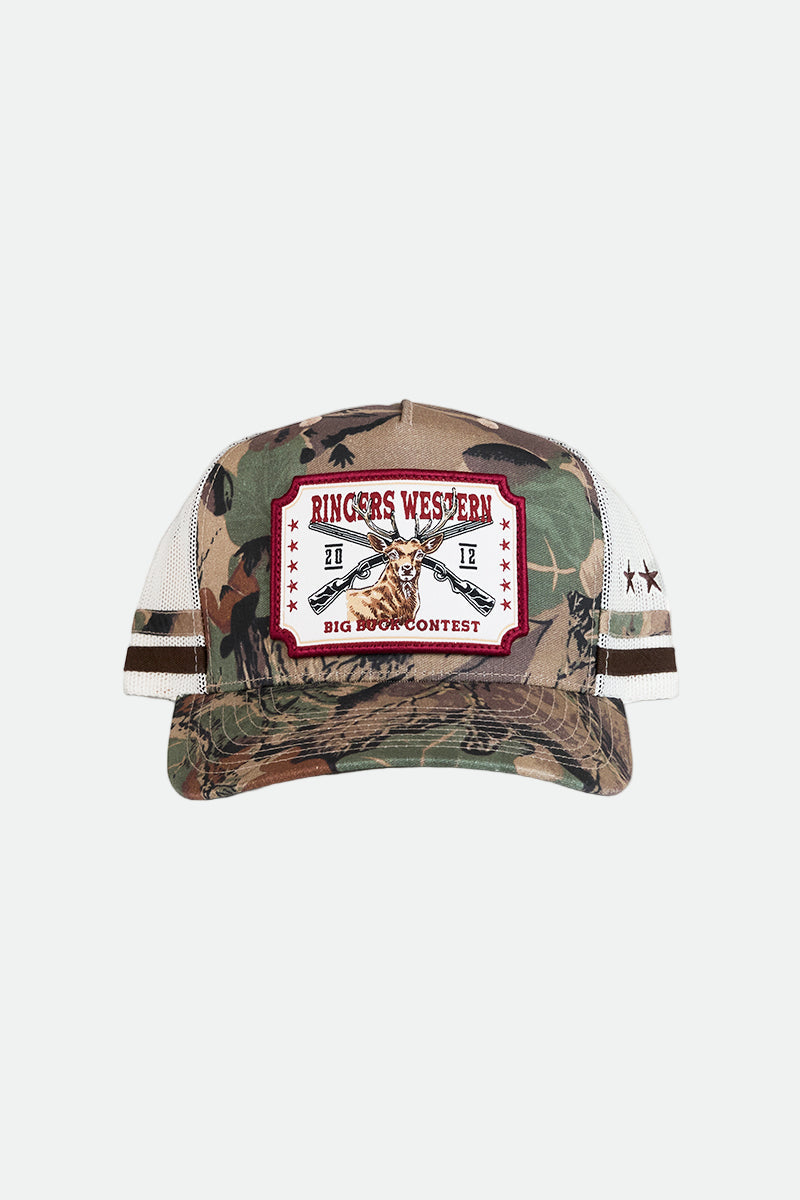 Ringers Western Big Buck Deep Fit Trucker Cap - Camo