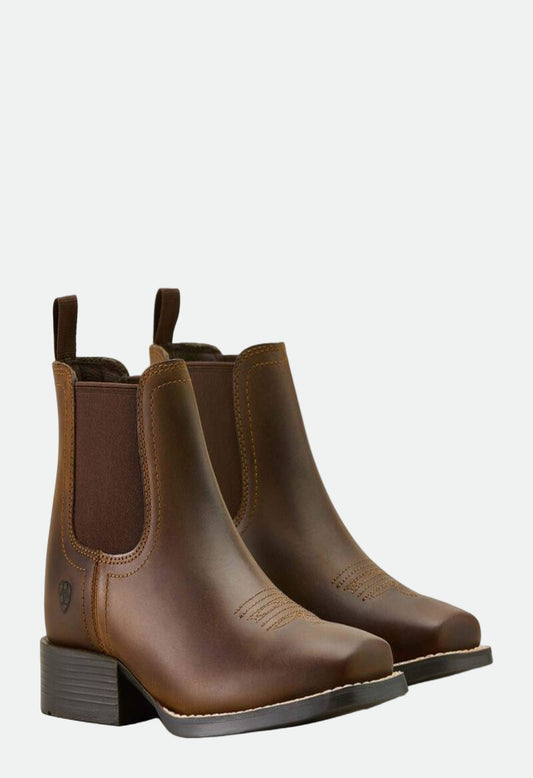 Ariat Youth Booker Chelsea Distressed Brown