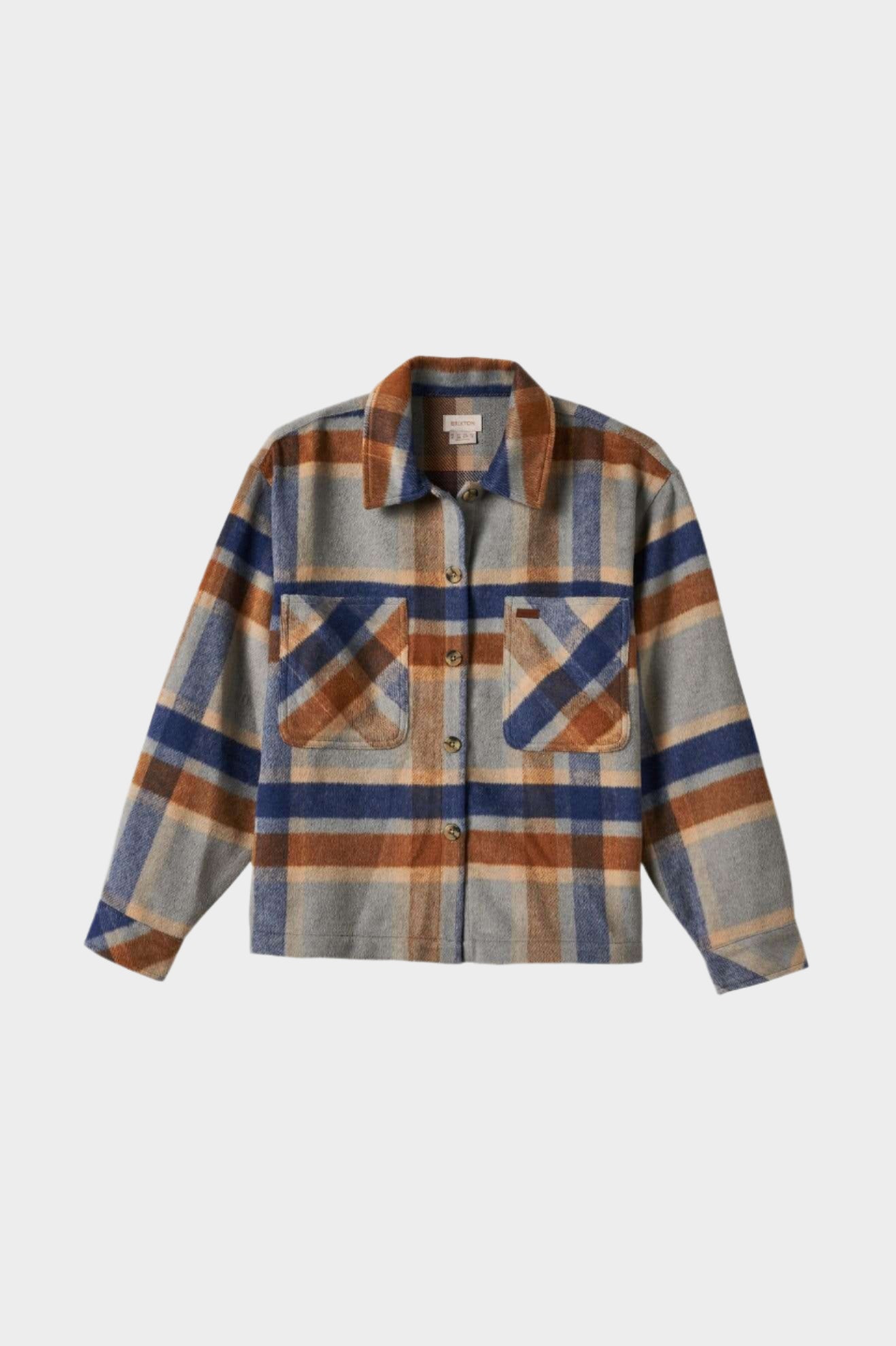 Brixton Women's Bowery Soft Brushed L/S Flannel - Dark/Denim