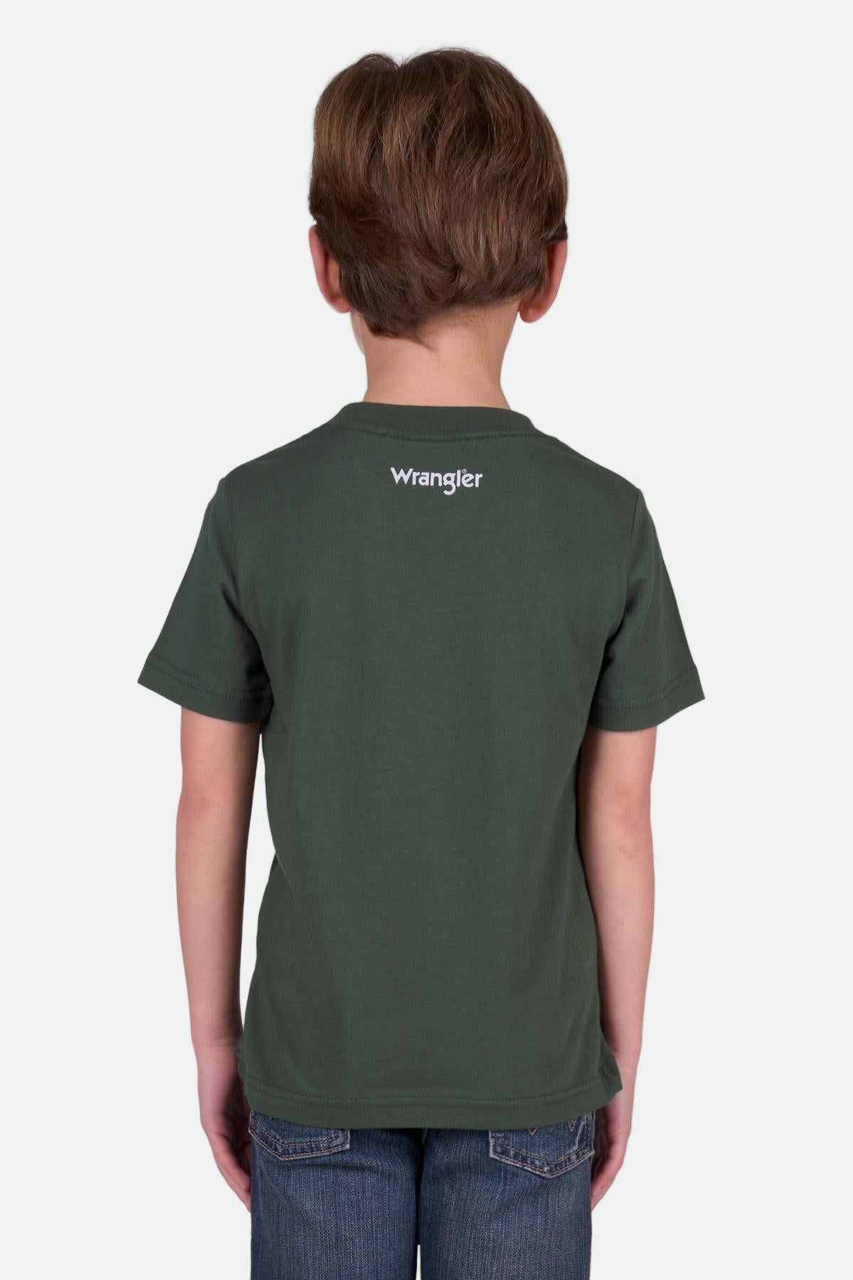 Wrangler Boy’s Cole Short Sleeve Tee - Cypress (Clearance)