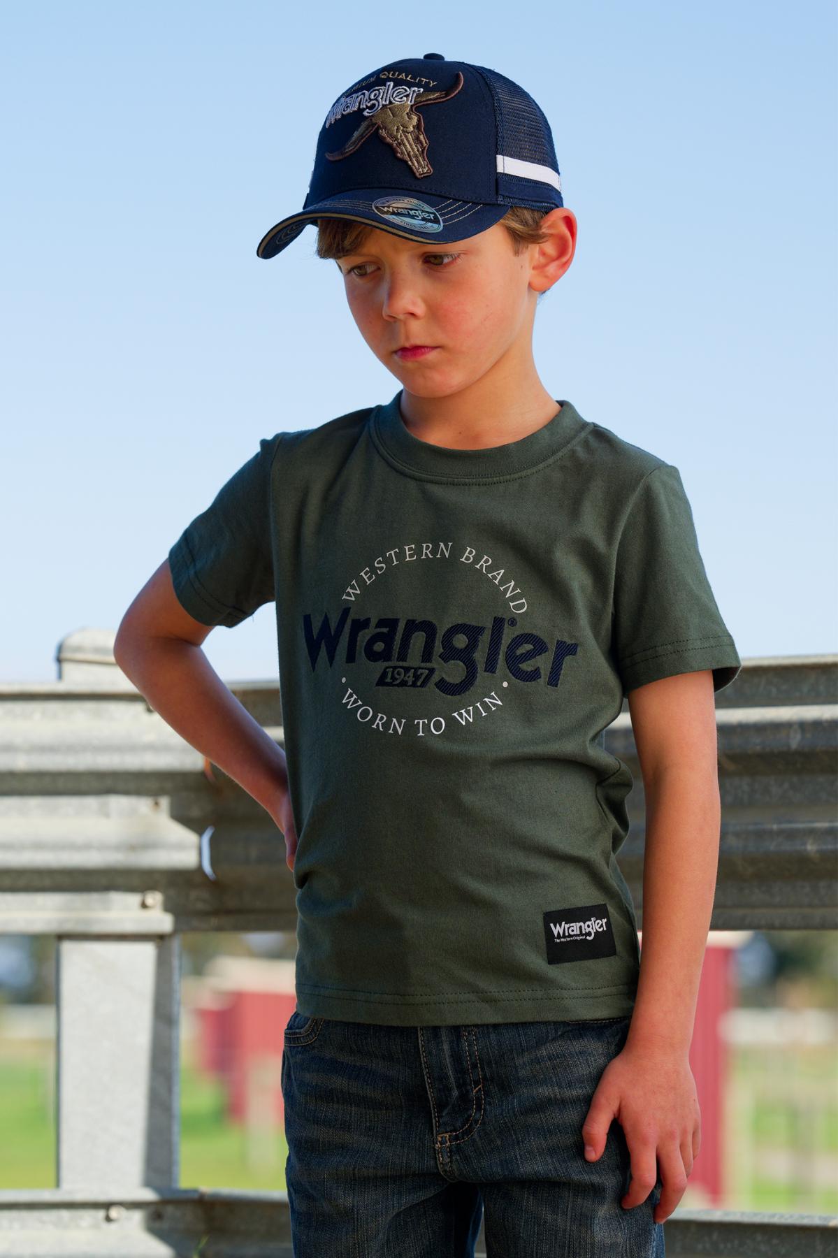 Wrangler Kid’s Brando Trucker Cap - NAVY
