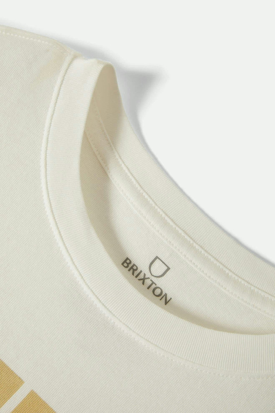 Brixton Rocky Mountain Oversized BF Tee Womens in Off White