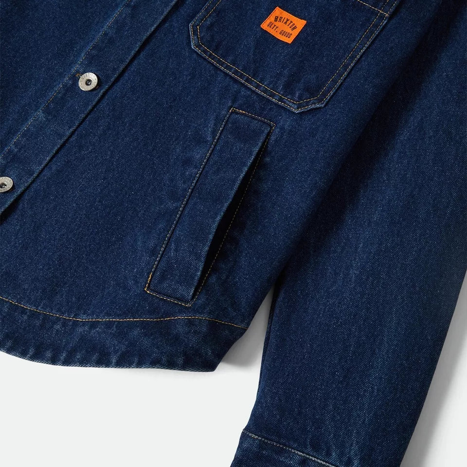 Brixton Women Durham Shirt Jacket - Rinse Denim