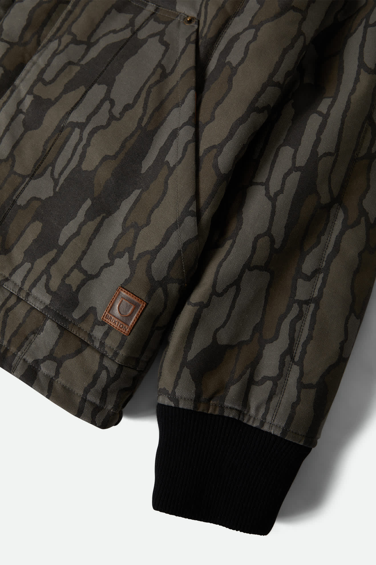 Brixton Men's Builders Ranch Jacket - Bark Camo
