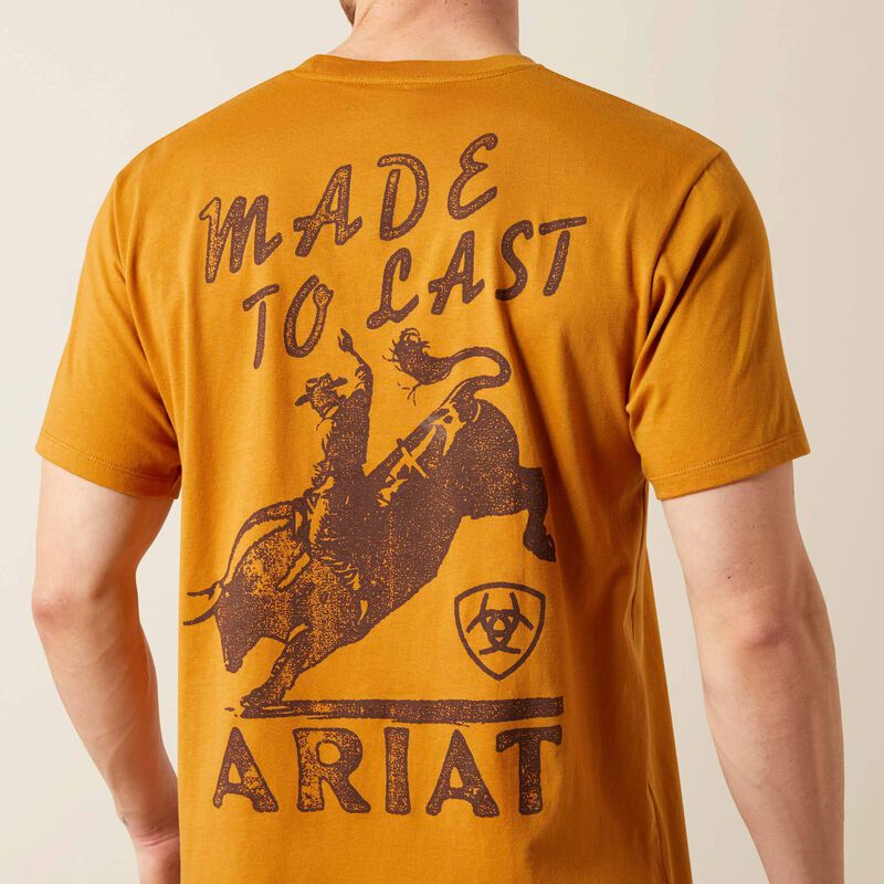 Ariat Men's Big Bull Rider T-Shirt - Bone Brown