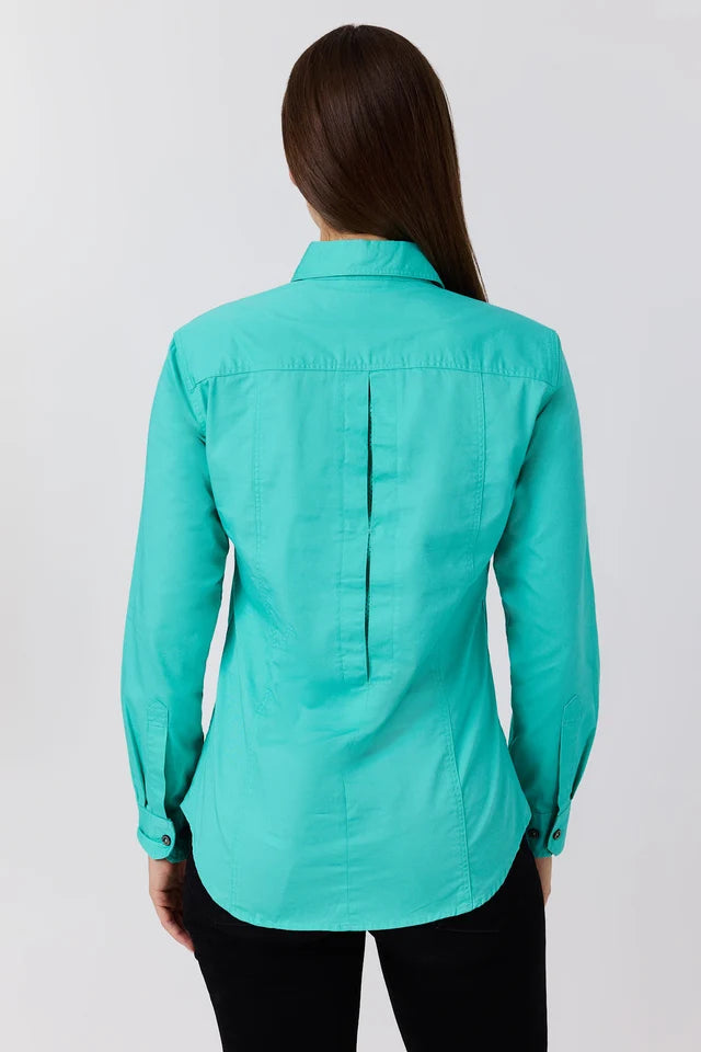 Ringers Western Womens Burdekin River Semi Fitted Full Button Workshirt