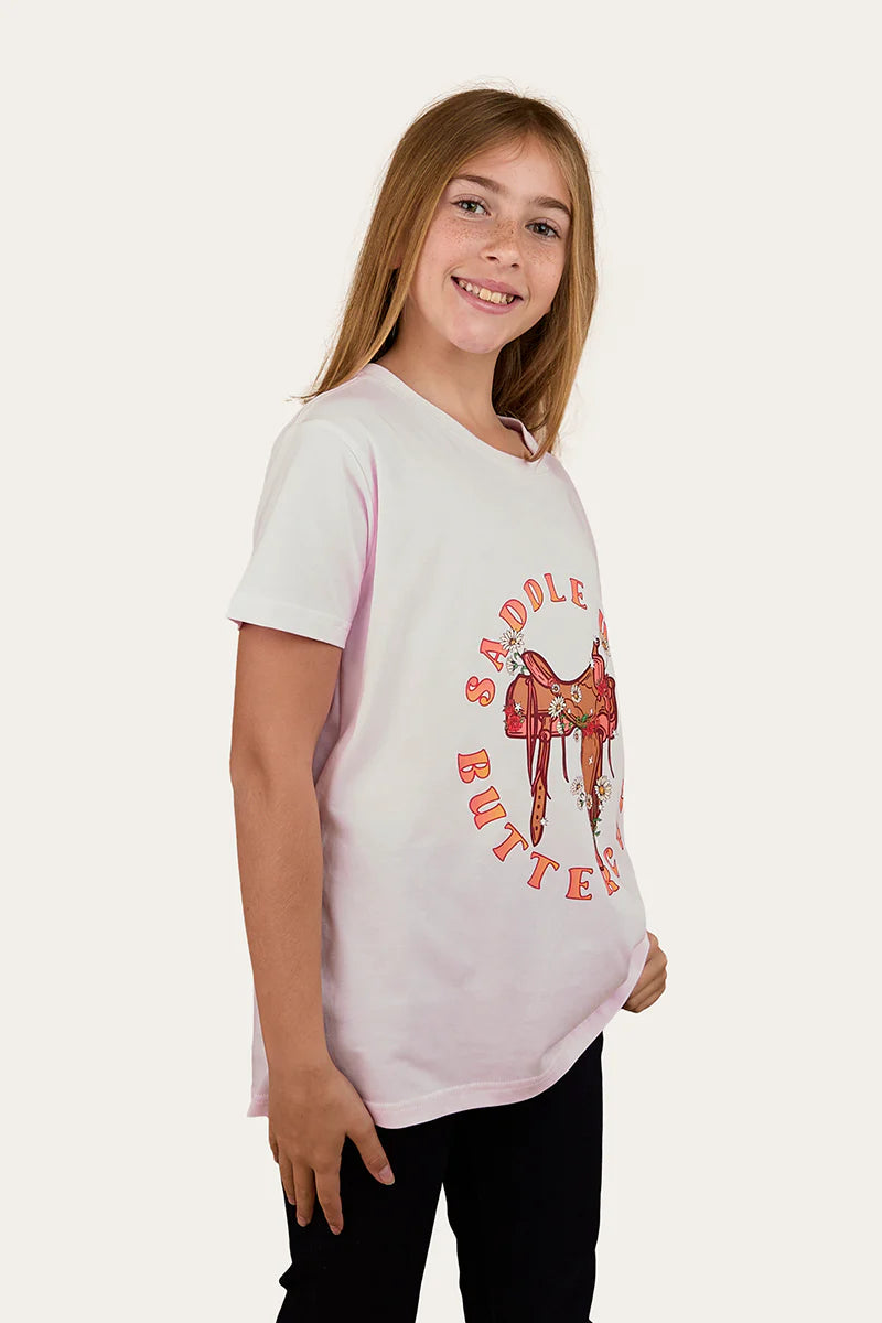 Ringers Western Girls Buttercup Classic Fit T-Shirt - Barely Pink