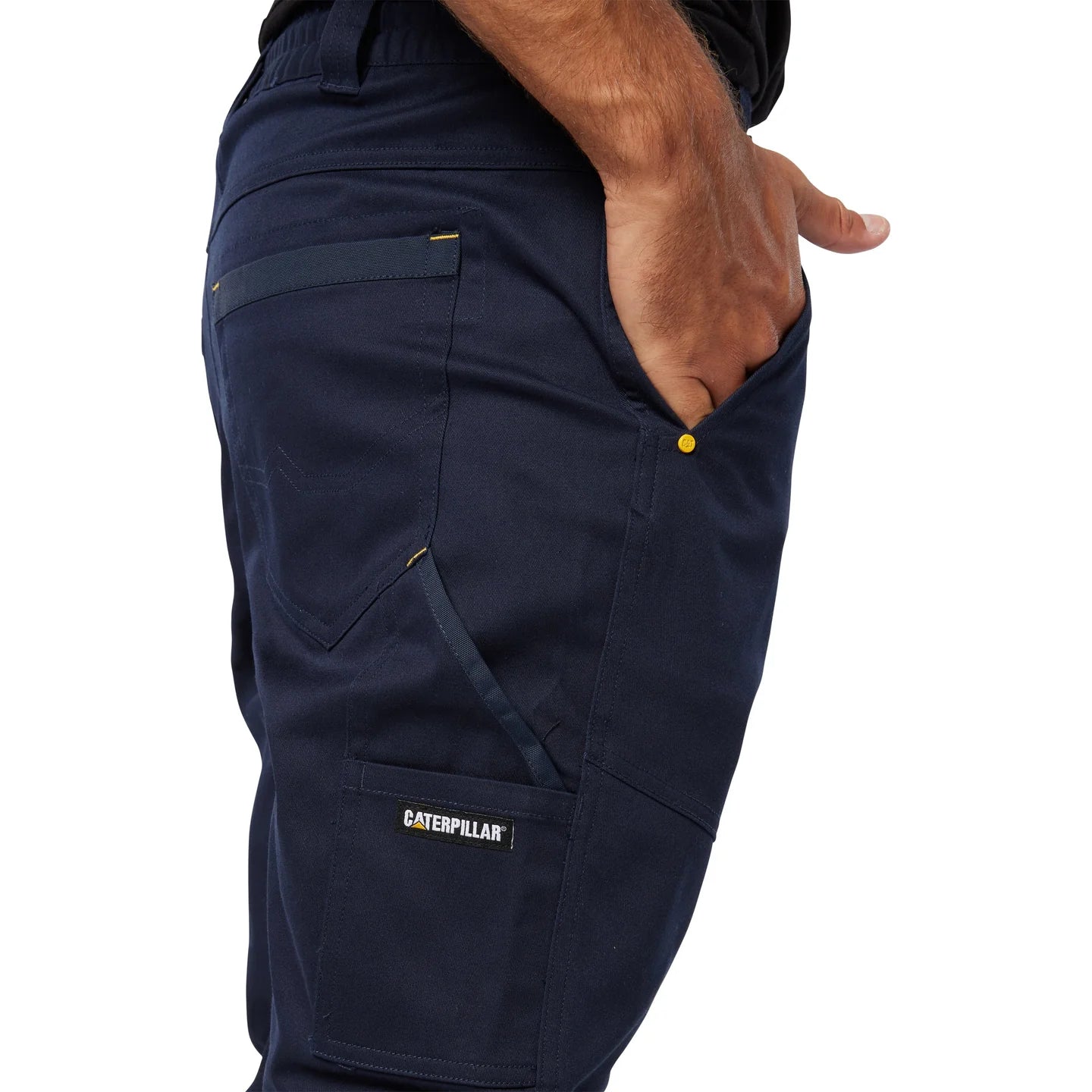 CAT MEN'S CUFFED DYNAMIC PANT - KHAKI