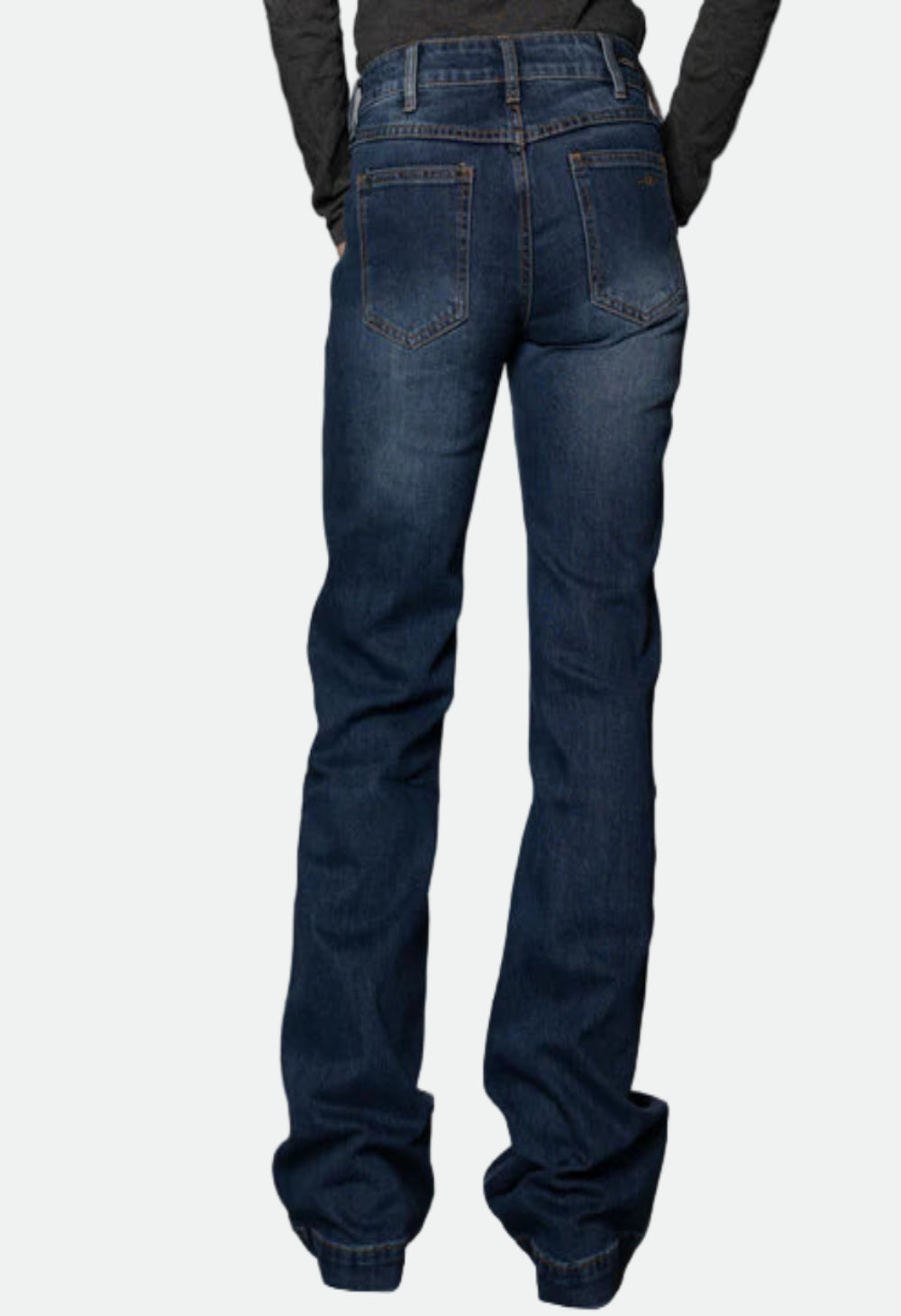 CC Western Women's Magie Mid Rise Trouser Jean Dark Wash