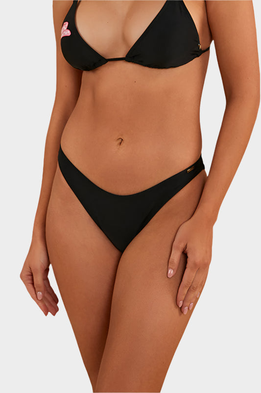 Ringers Western Women's Cowgirl Hi Cut Bikini Bottom - Black