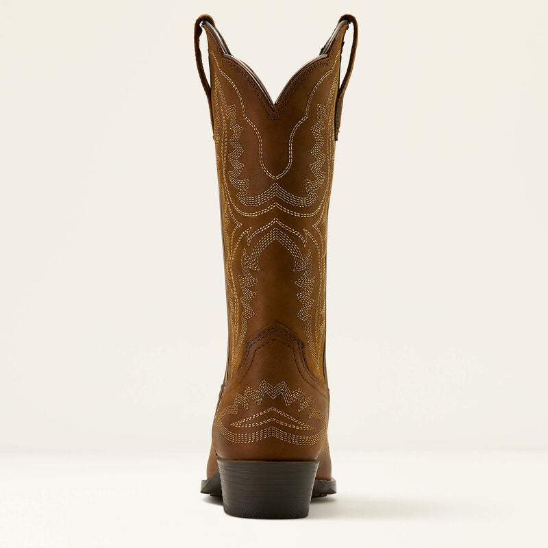 Ariat Youth Casanova Western Bootie - DISTRESSED BROWN