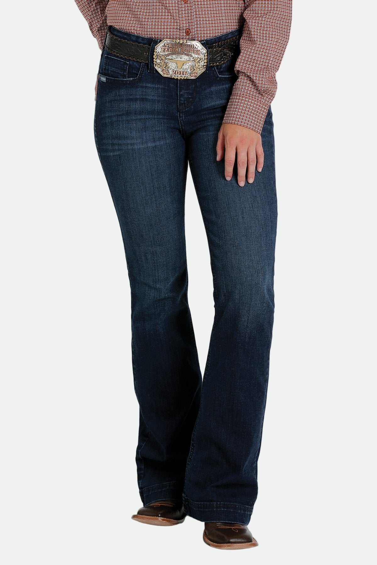 Cinch Women's Slim 5-Pocket Lynden Trouser - Moonlight Wash