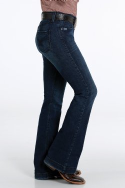 Cinch Women's Slim 5-Pocket Lynden Trouser - Moonlight Wash