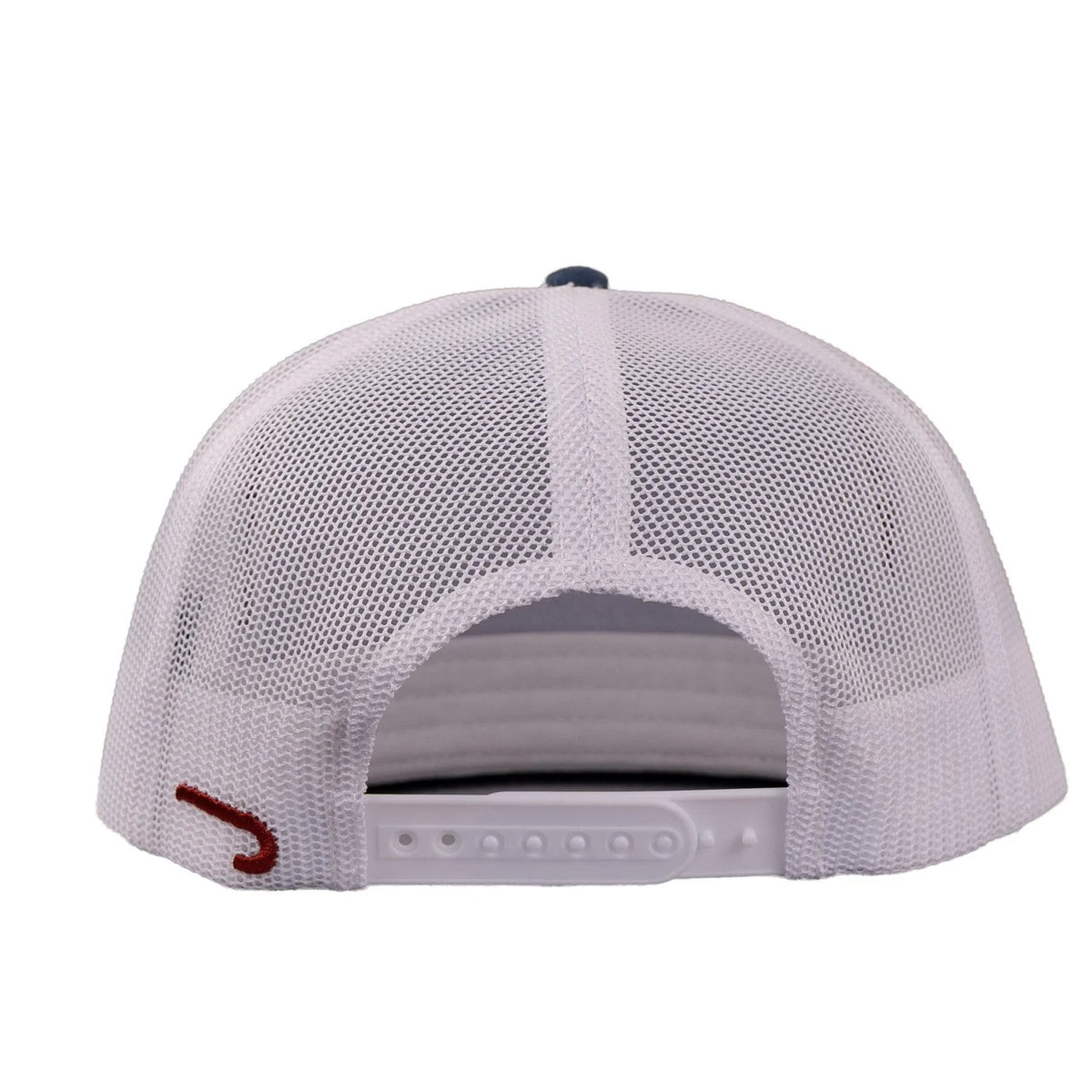 Lazy J Ranch Royal Blue & White Rust Classic Rope Trucker Hat
