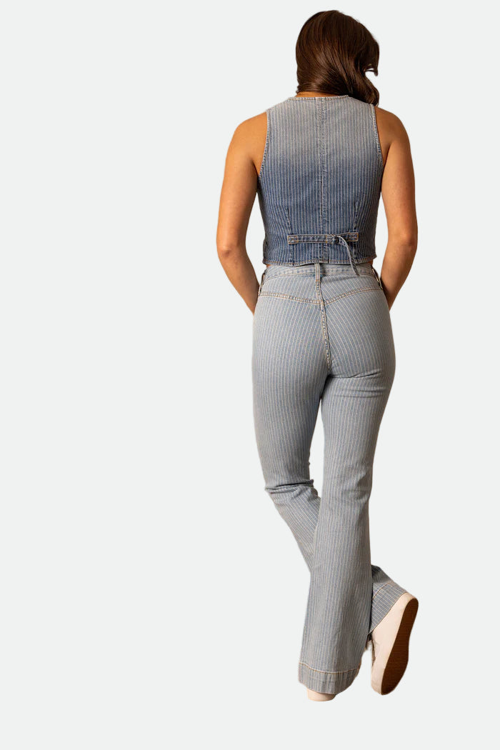 Kimes Ranch Women's Crystal Jean - Striped Denim