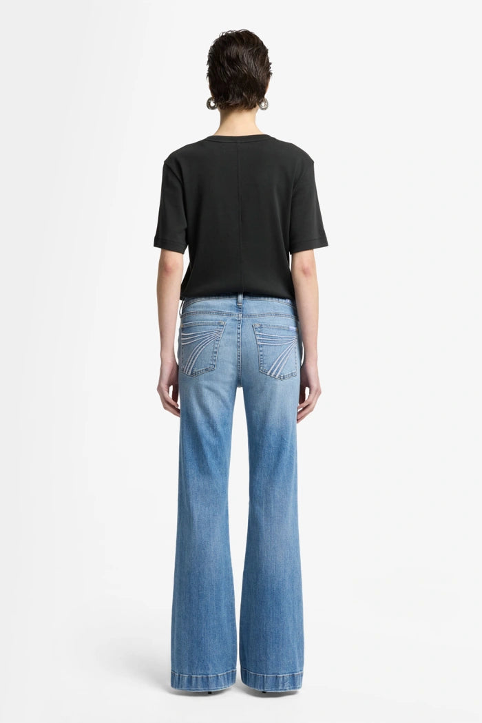 7 For All Mankind DOJO TAILORLESS Slim Llusion Pine