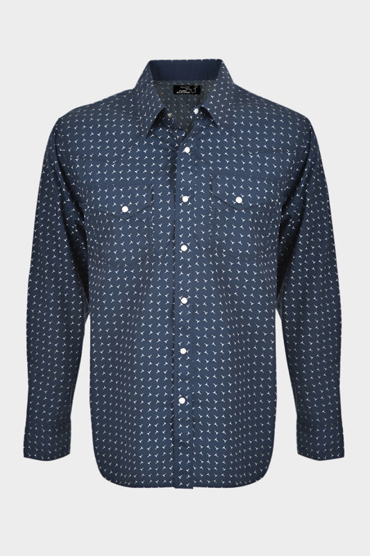 Pure Western Men's Anthony Print Long Sleeve Shirt - SALE