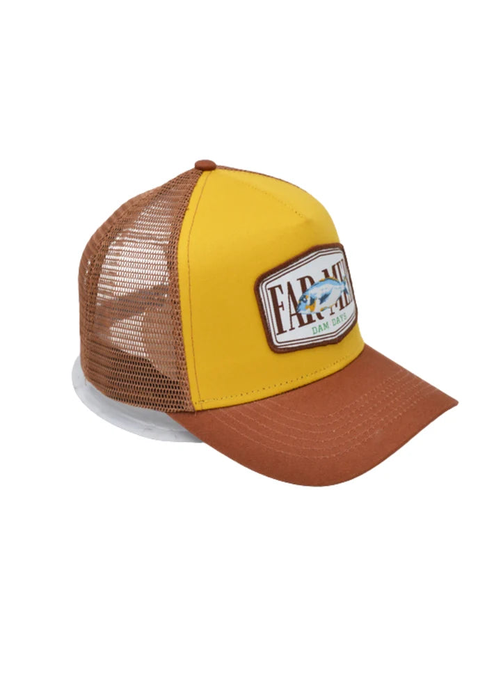 FAR MER Dam Days Trucker - Mustard