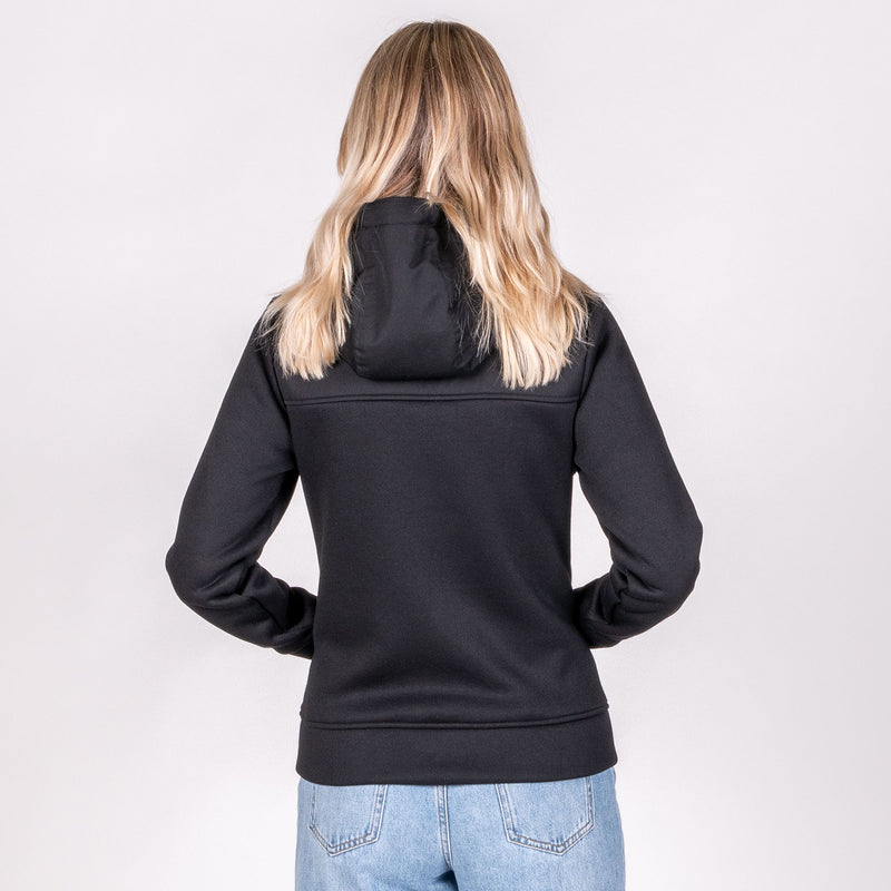 HUNTERS ELEMENT WOMENS DIVIDE HOODIE - BLACK