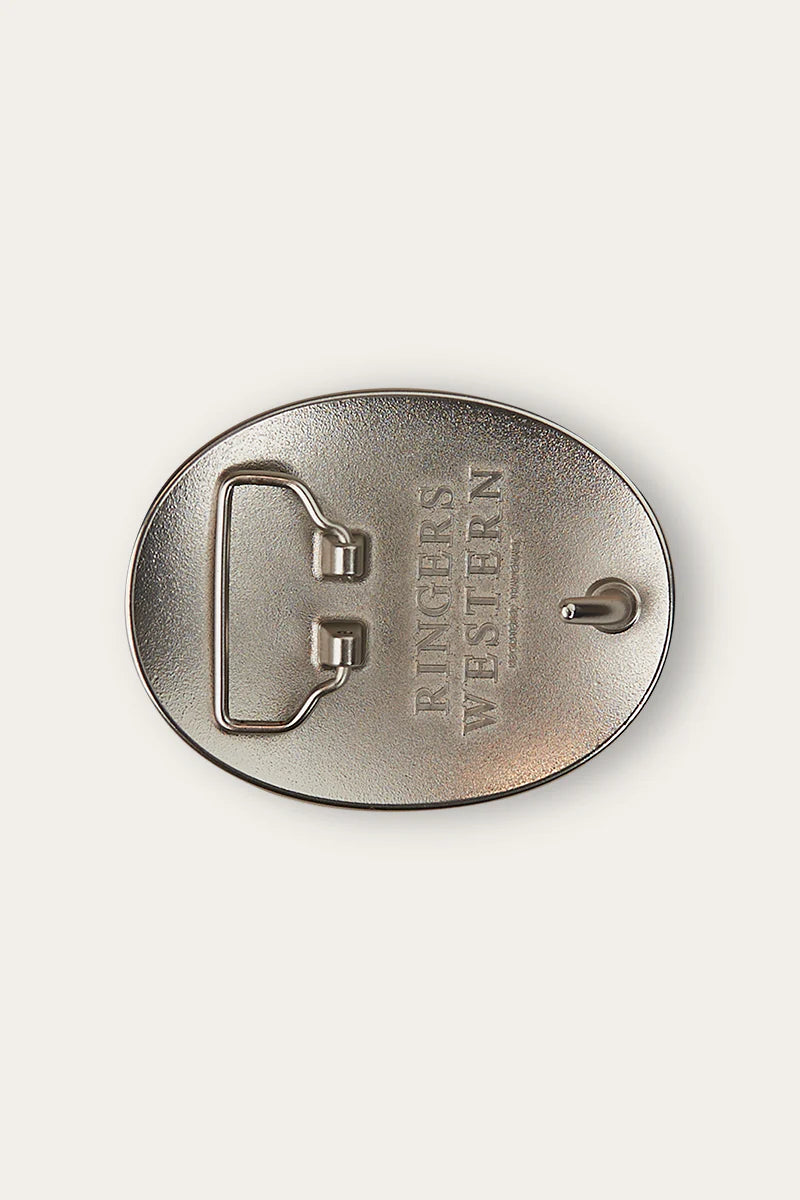 Ringers Western Eagle Belt Buckle - Gold/Silver