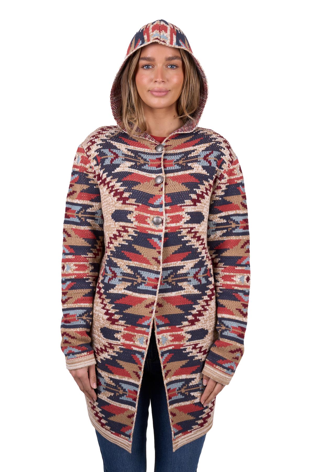 Pure Western Women’s Eddie Knitted Cardigan - Multi
