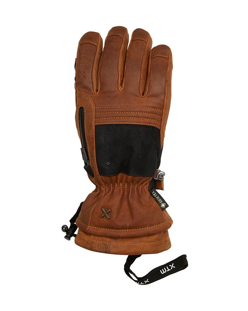 XTM Performance Everest II Leather Gore-tex® Unisex Adults Ski Glove - Rust