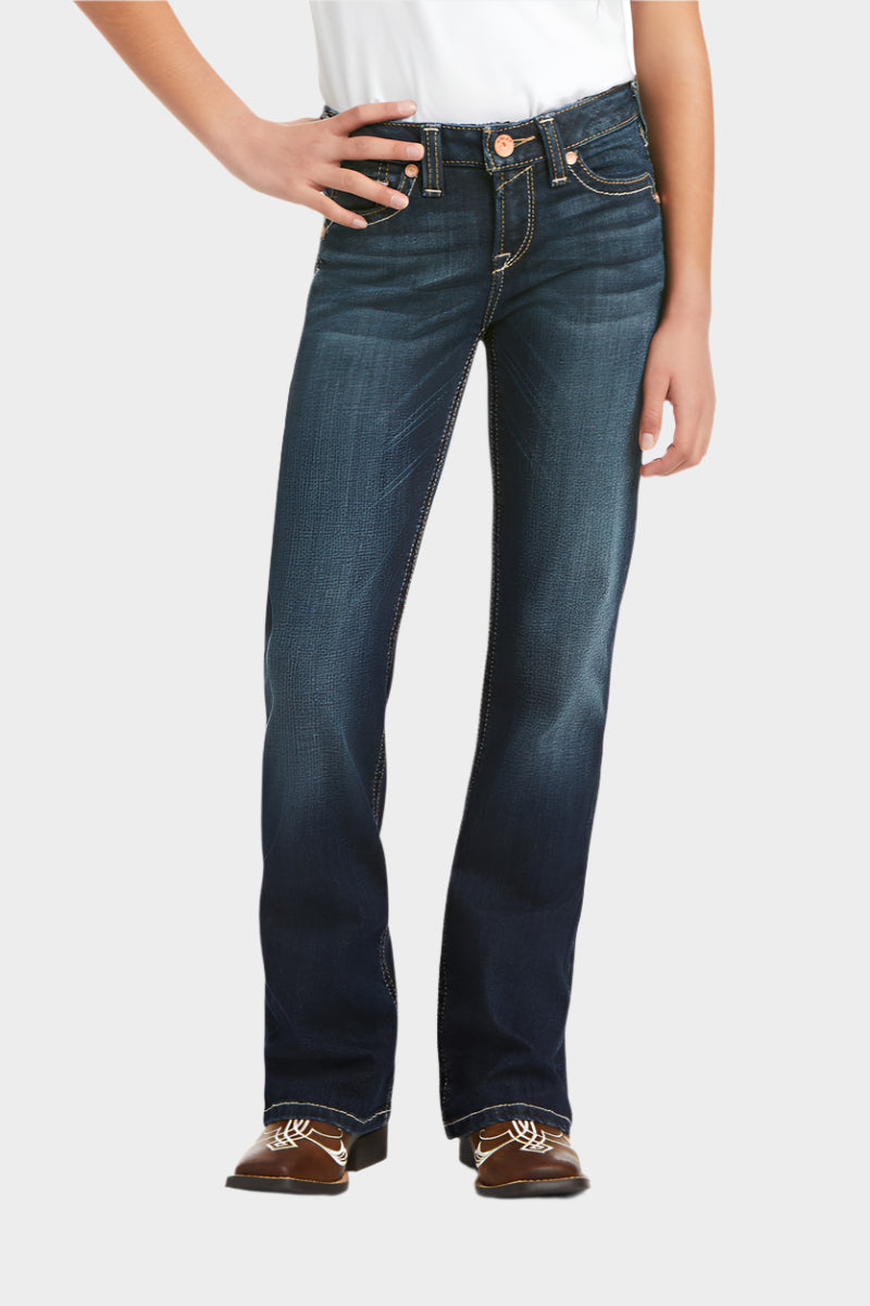 Ariat Girls R.E.A.L.™ Kylee Boot Cut Jean - Lakeshore