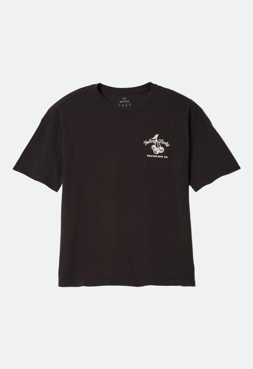 Brixton Women's Feeling Lucky Oversized Tee - Black