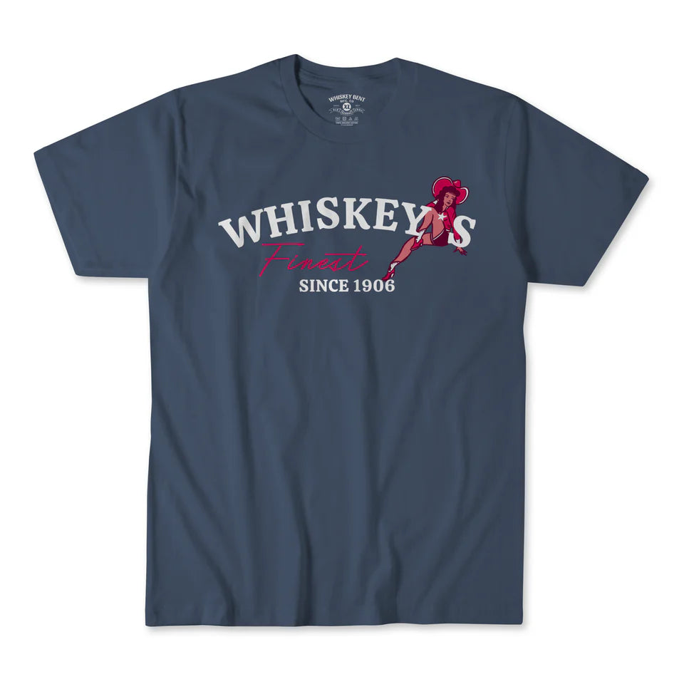 Whiskey Bent Hat Co. Finest Tee - Navy