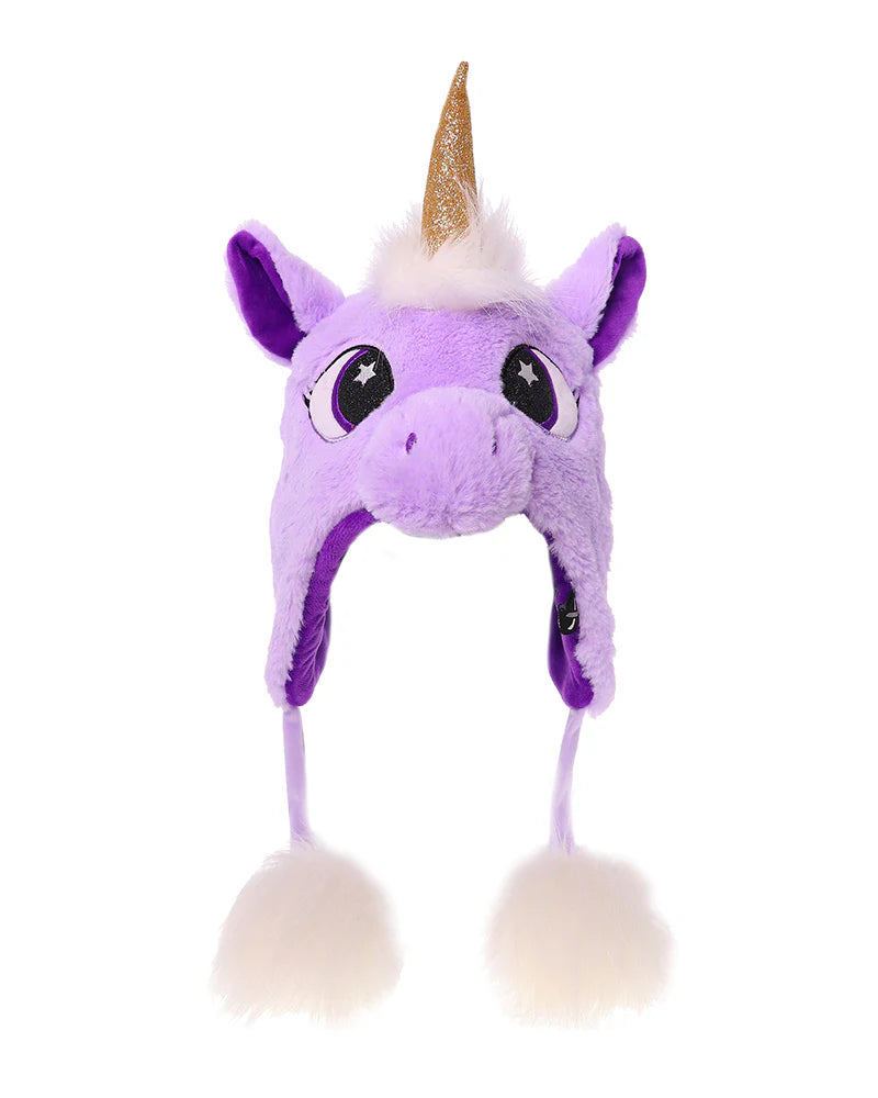 XTM Performance Furble Kids' Fun Character Earflaps Beanie - Unicorn