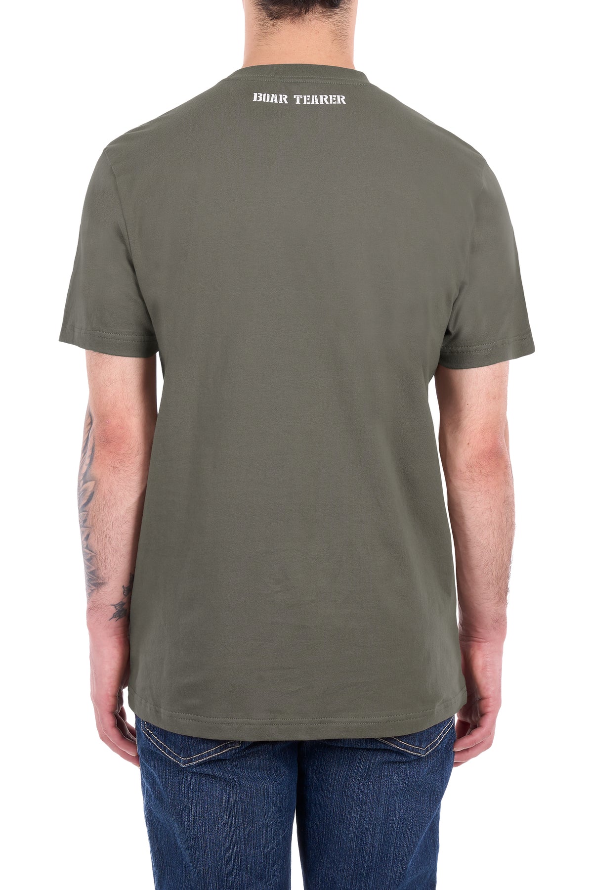 Boar Tearer Men's Andy Short Sleeve Tee - Military