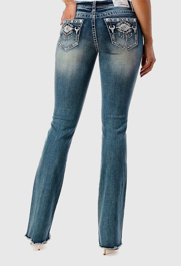 GRACE IN LA LADIES JEANS - EASY FIT EBS525