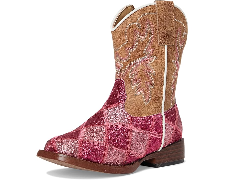 Roper Toddler Glitter Blocks Pink/Tan