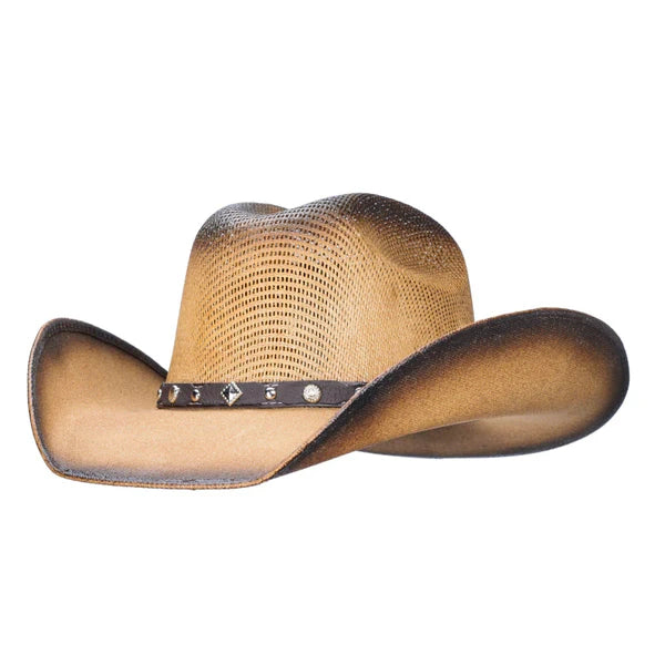 Gone Country Hats Buckaroo Brown - Straw Canvas (Rookie Series)