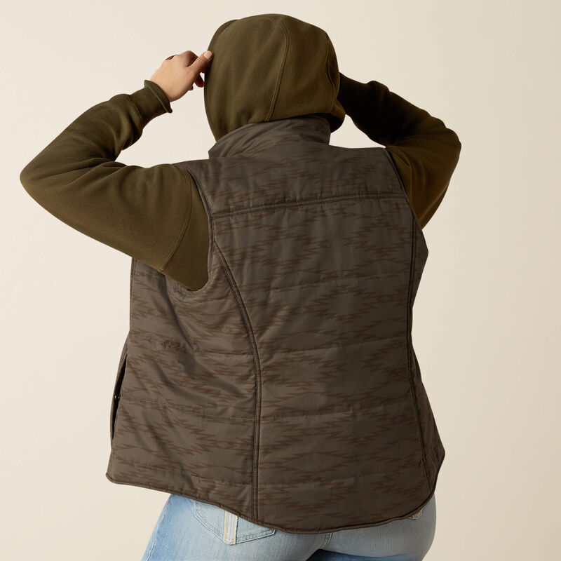 Ariat Women's Grizzly Quilted Vest - BANYAN BARK