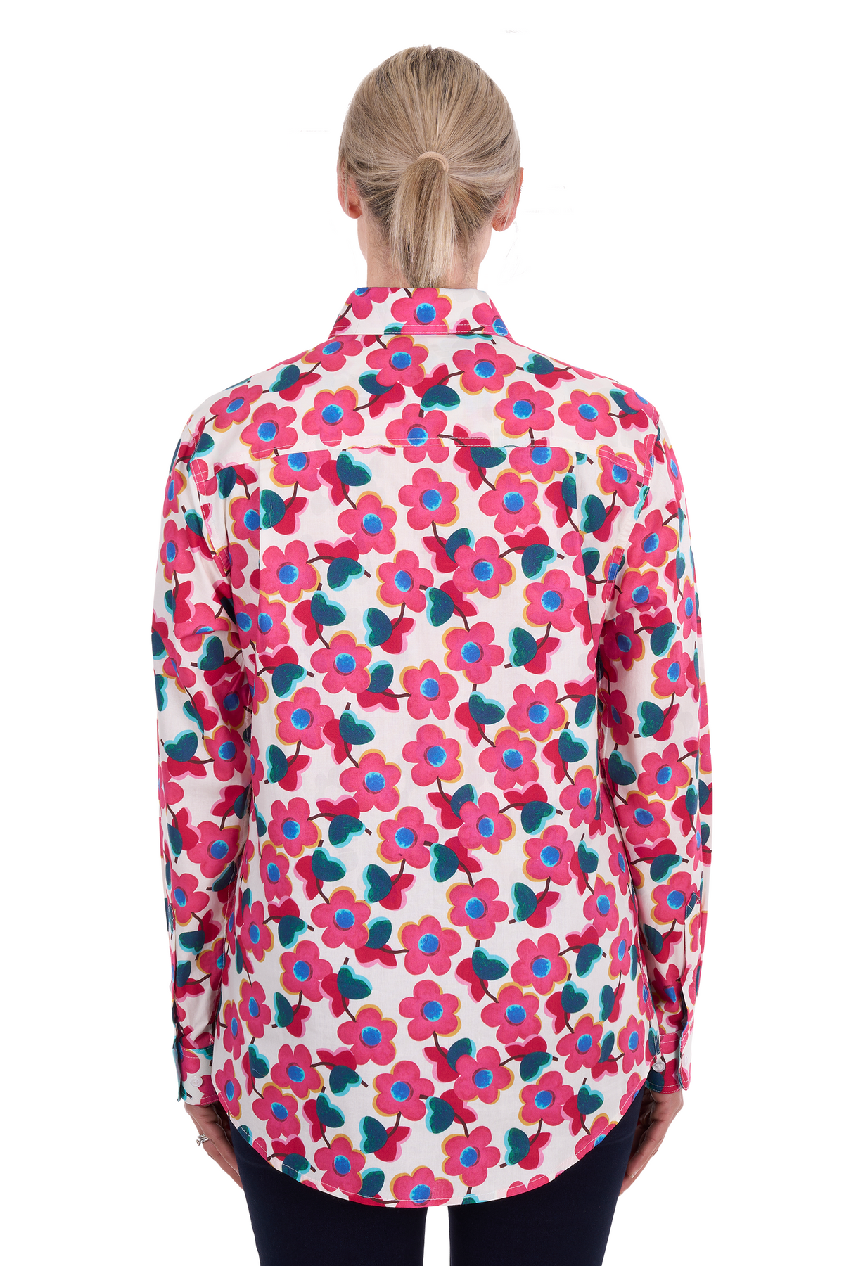 Hard Slog Women’s Lorri Long-Sleeve Shirt – Pink/Multi