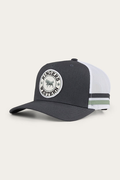 Ringers Western McCoy Trucker Cap - Charcoal/Leaf
