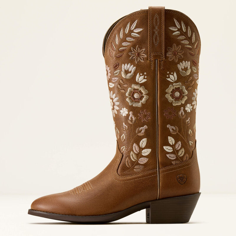 Ariat Women's Heritage Meadow R Toe Western Boot - Toasty Tan