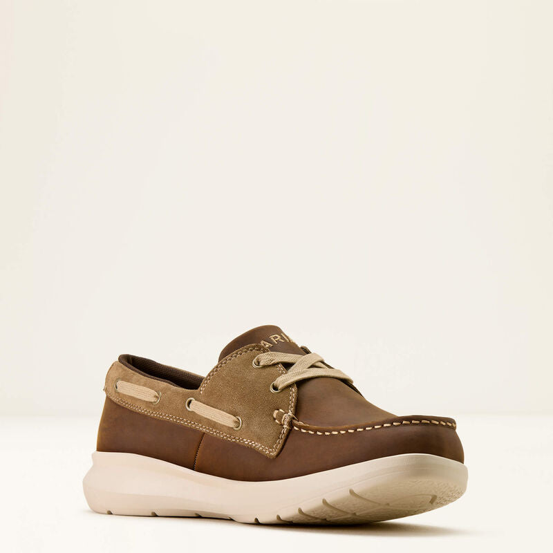 Ariat Men's Hilo Shore Shoe - DISTRESSED BROWN